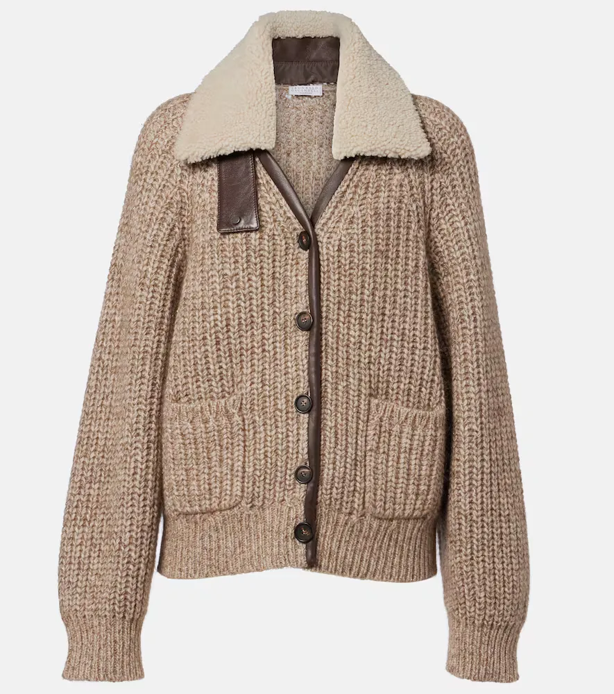 Cashmere, Mohair, and Wool-Blend Jacket by Brunello Cucinelli