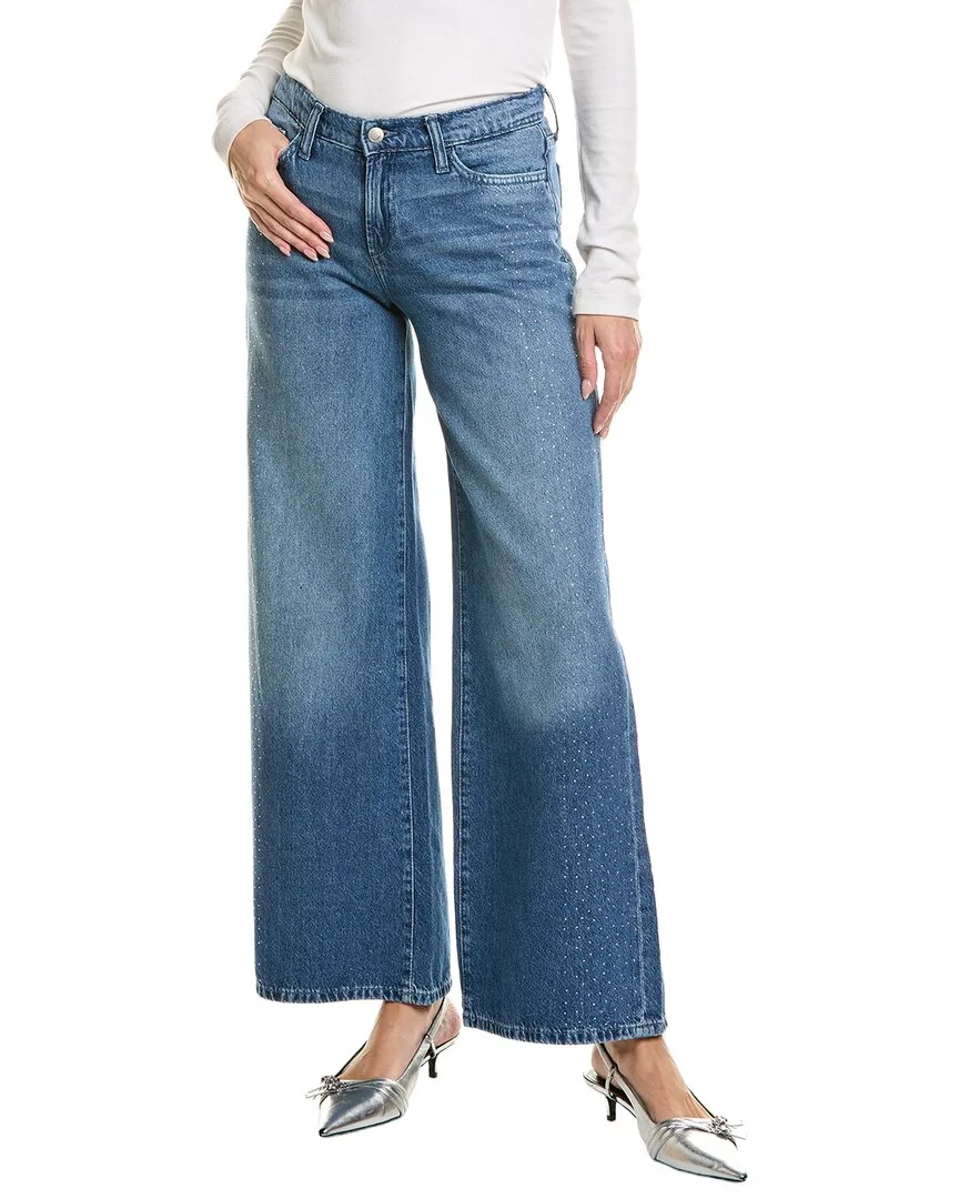 Low Rise Wide Leg Crystal Indigo Jean by Joe's Jeans