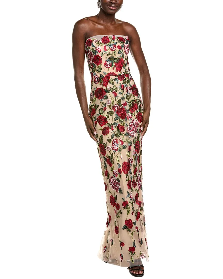Roses Tulle Gown by Marchesa