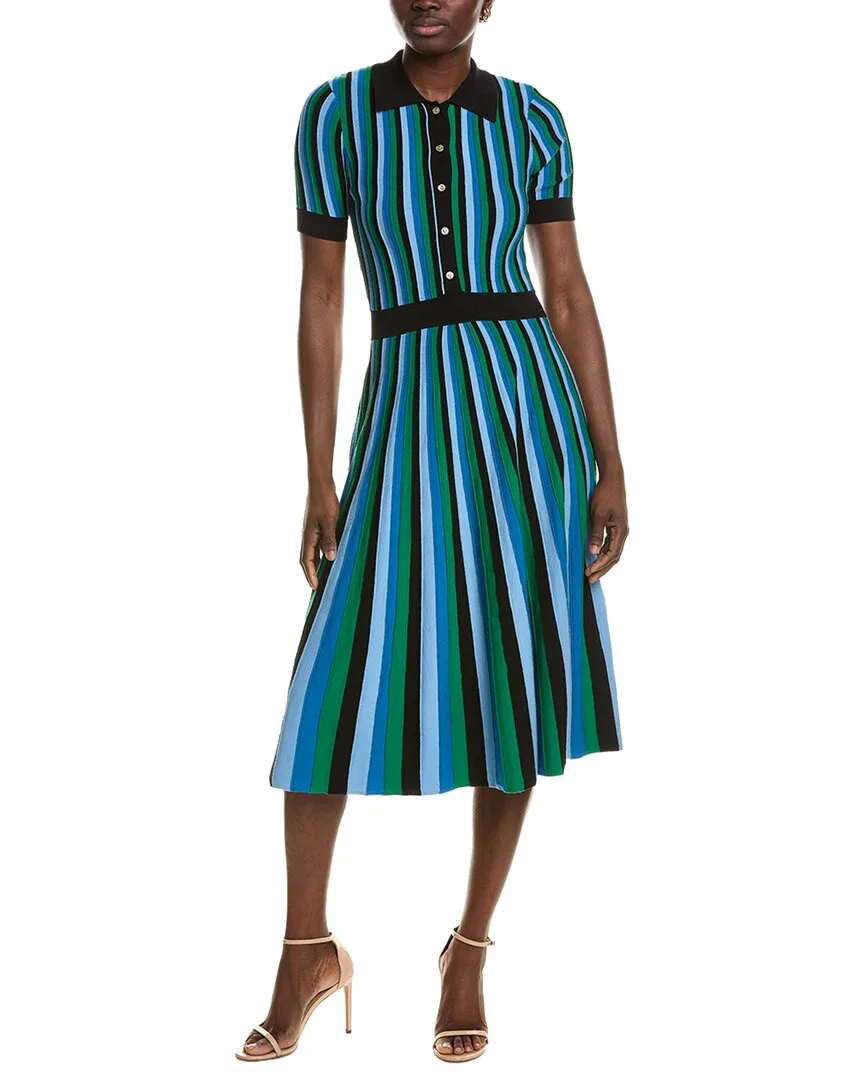 The Ana Striped Sweater Dress by Elie Tahari