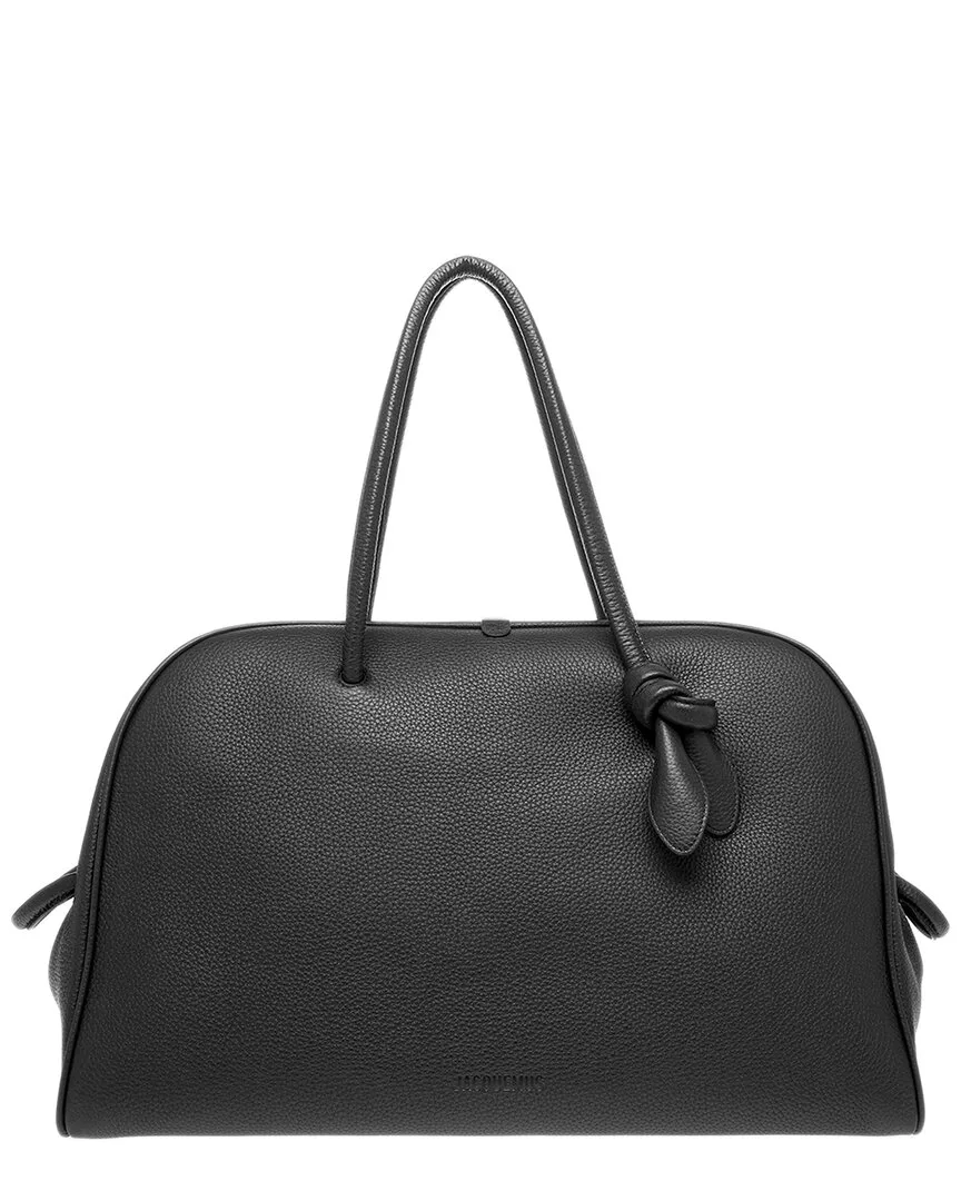 The Large Turismo Sof Leather Bowling Bag by JACQUEMUS