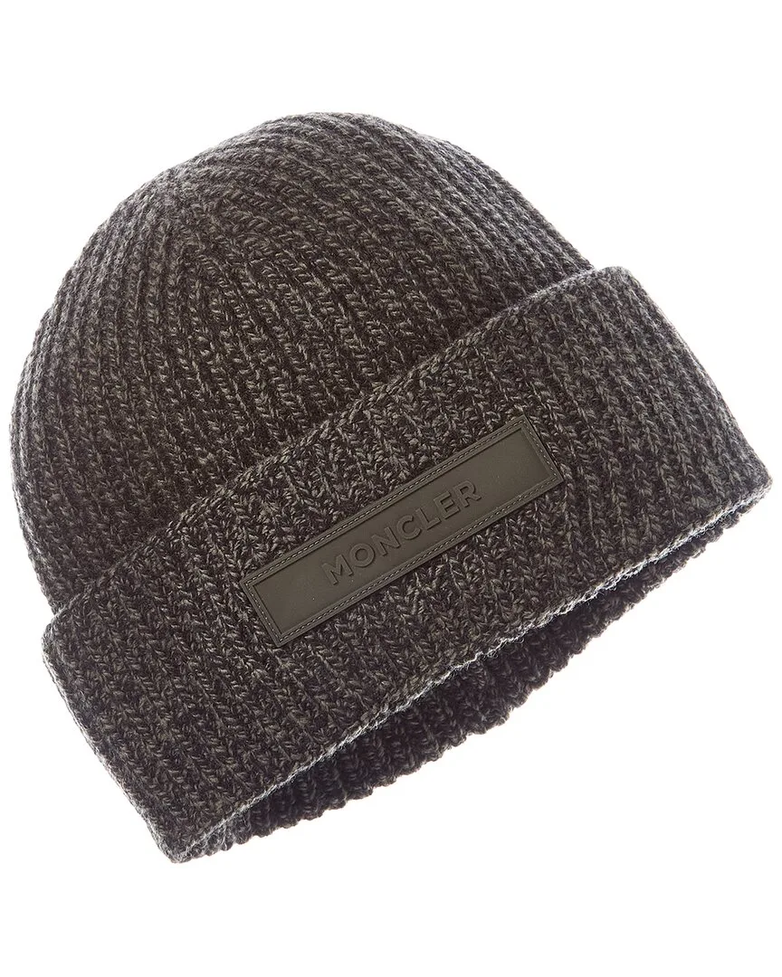 Wool & Cashmere-Blend Beanie by Moncler