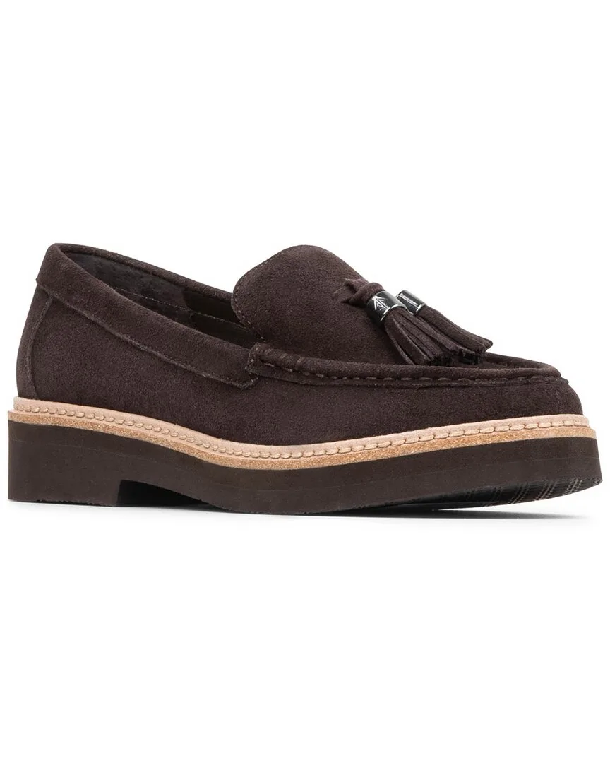 Lovell Suede Loafer by Donald Pliner