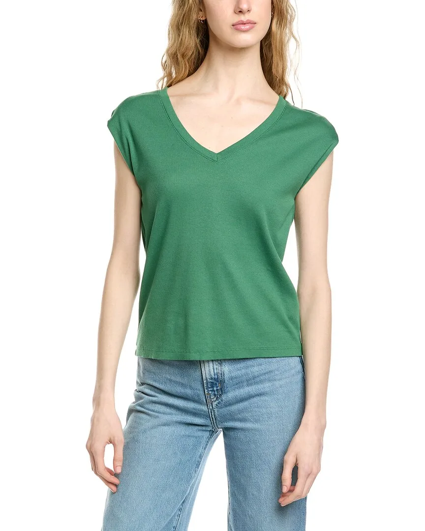 Tati Power Shoulder Top by Michael Stars