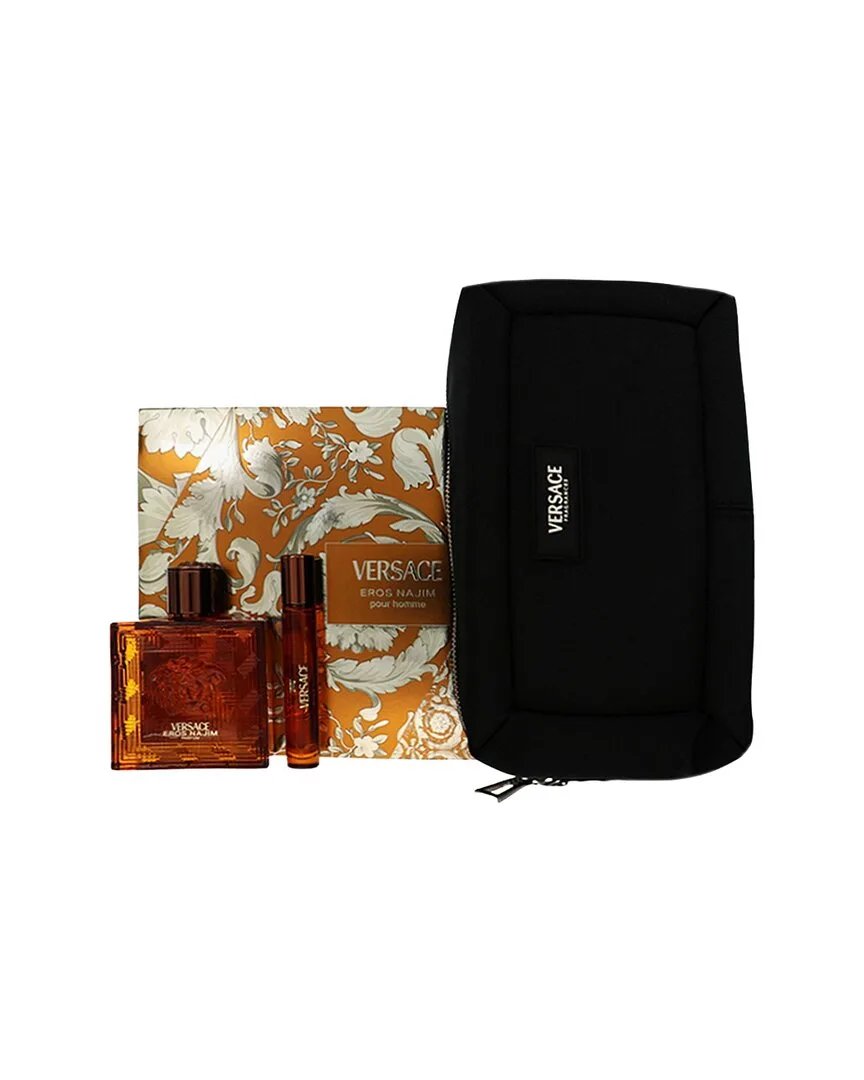 Eros Najim 3Pc 3.4 Edp Spr, 10Ml Edp Mini by Versace