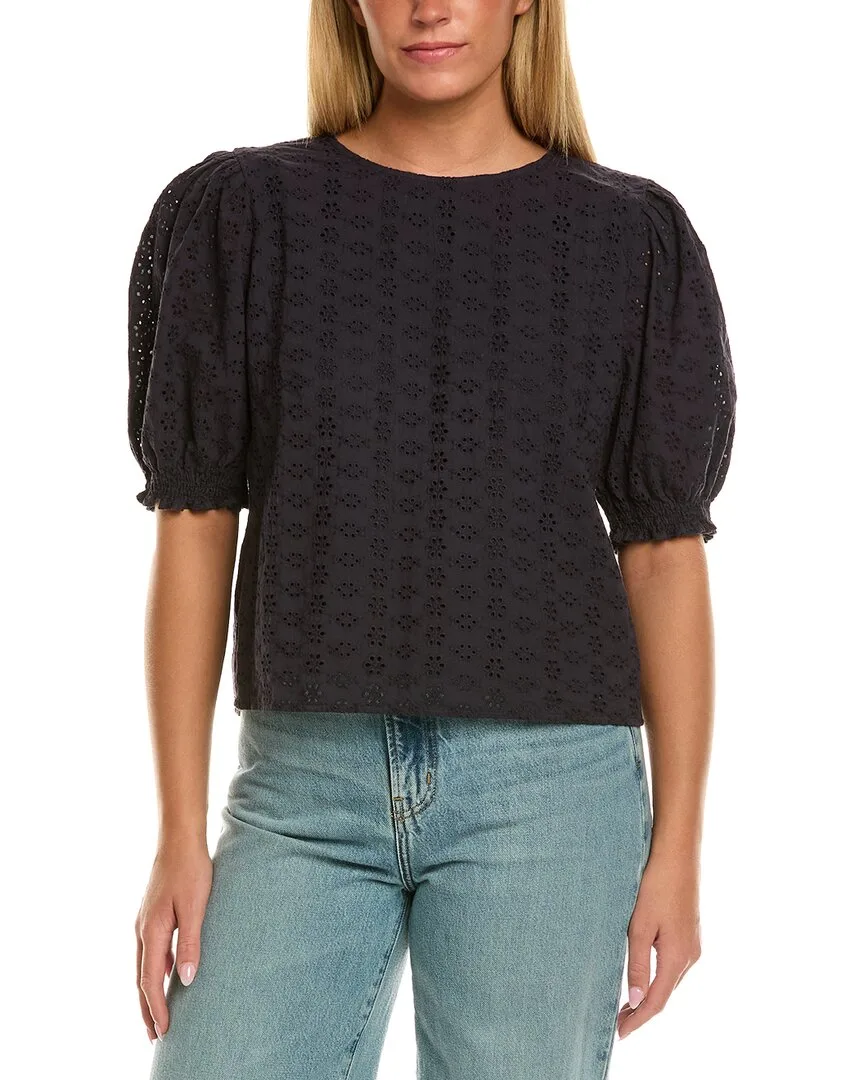 Dalyn Short Sleeve Woven Top