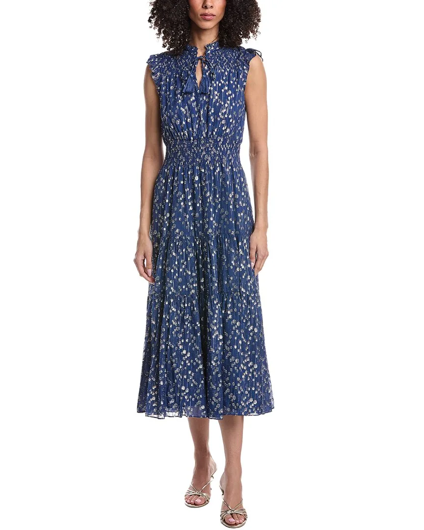 Smocked Waist Midi Dress by Sail to Sable