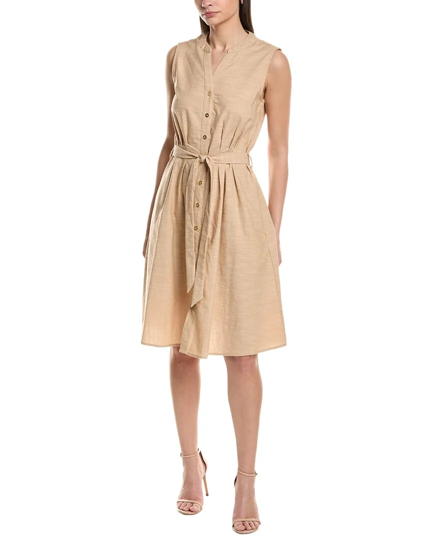 Sleeveless Shirtdress by Sharagano