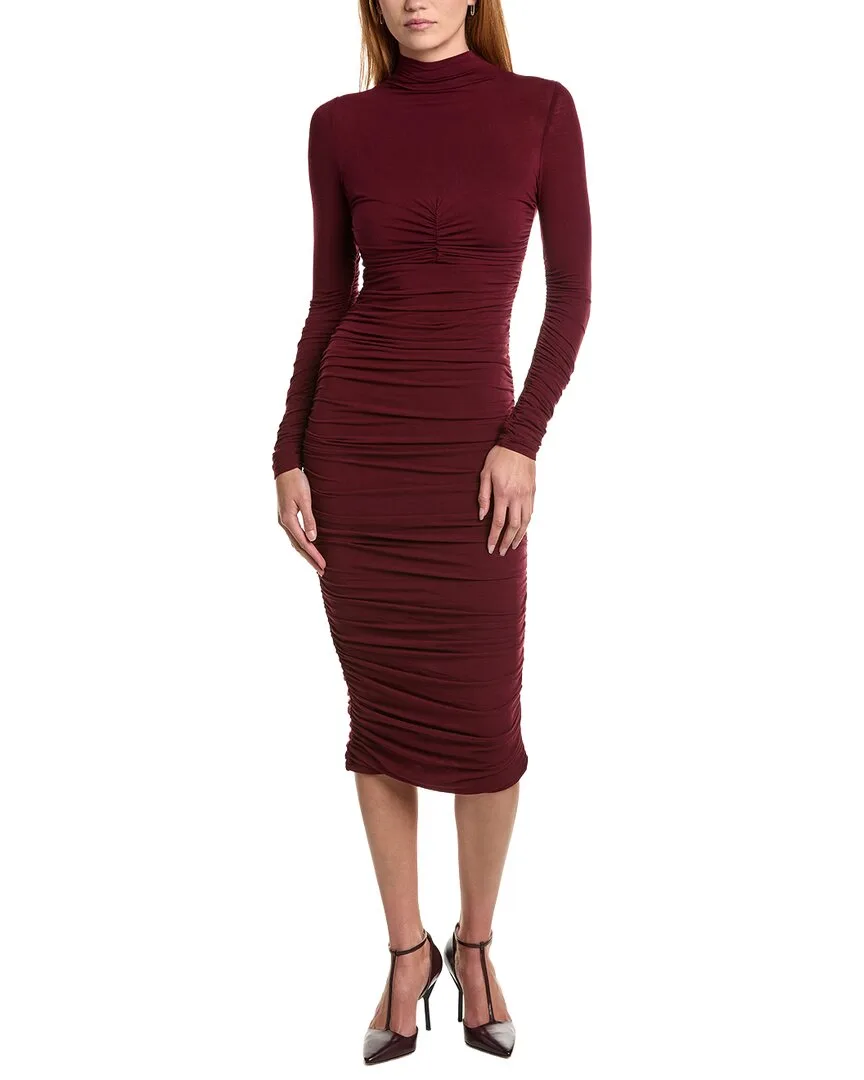 Amera Wool-Blend Midi Dress by Bardot