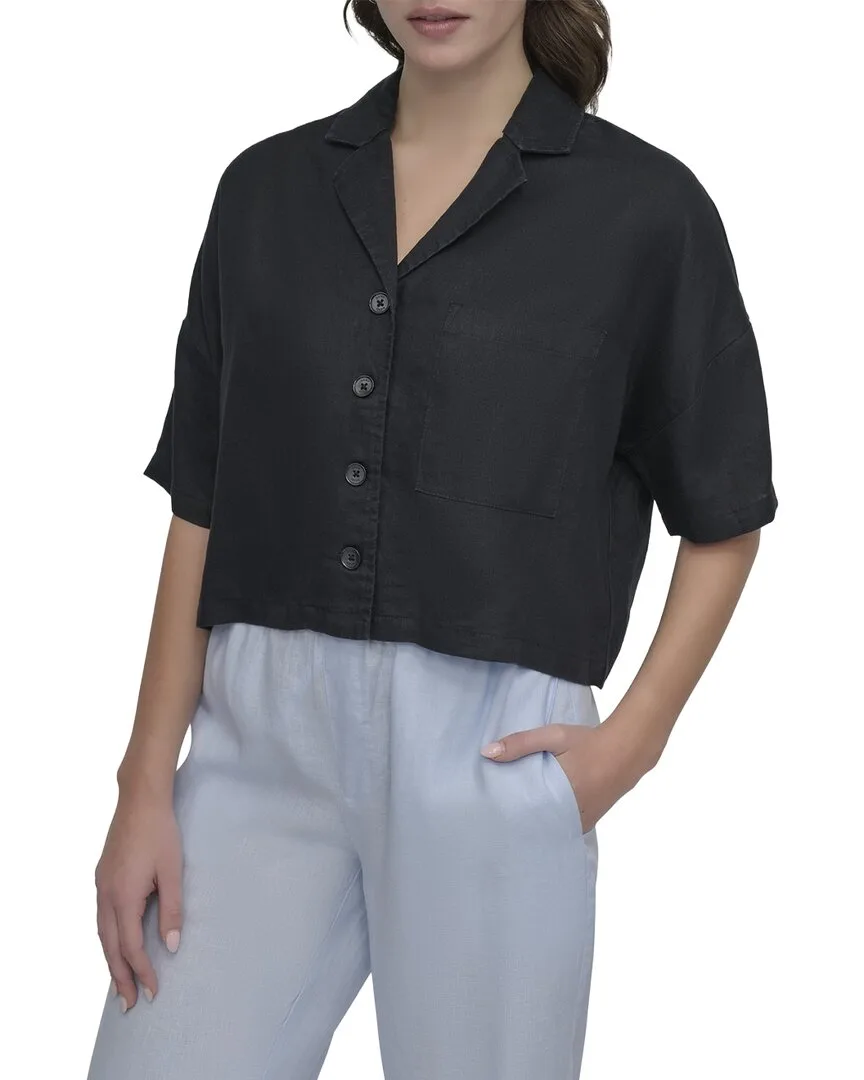 Linen Shirt by DKNY