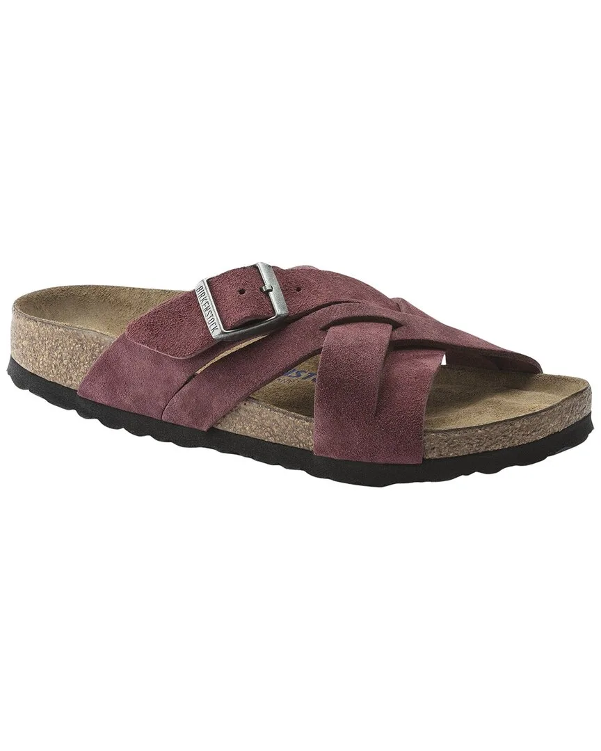 Lugano Soft Footbed Suede Sandal by Birkenstock
