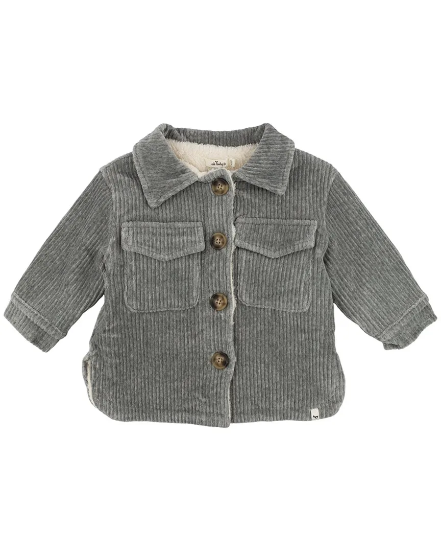 Corduroy with Snowdrift Shacket by Oh Baby