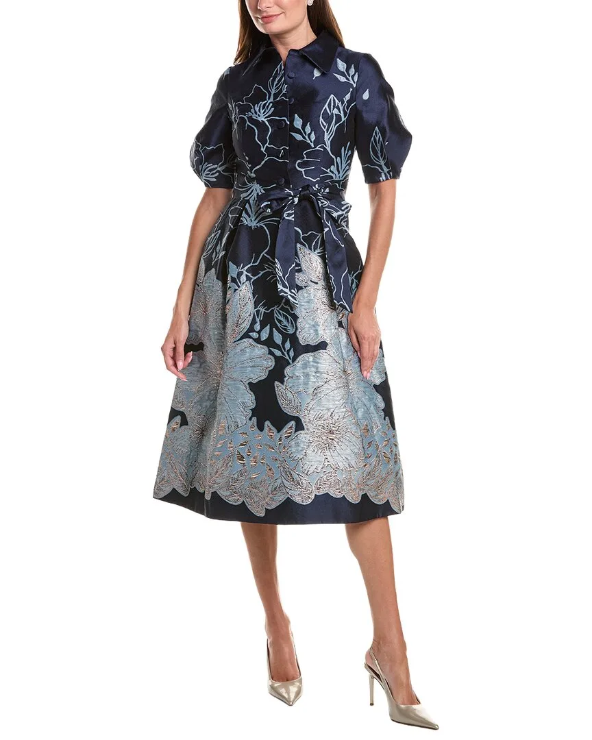 Floral Print Dress by Teri Jon