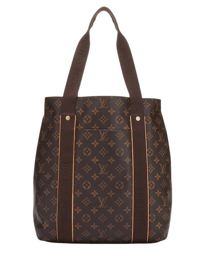 Brown Monogram Coated Canvas Cabasbeaubourg (authentic Pre-Loved) by Louis Vuitton