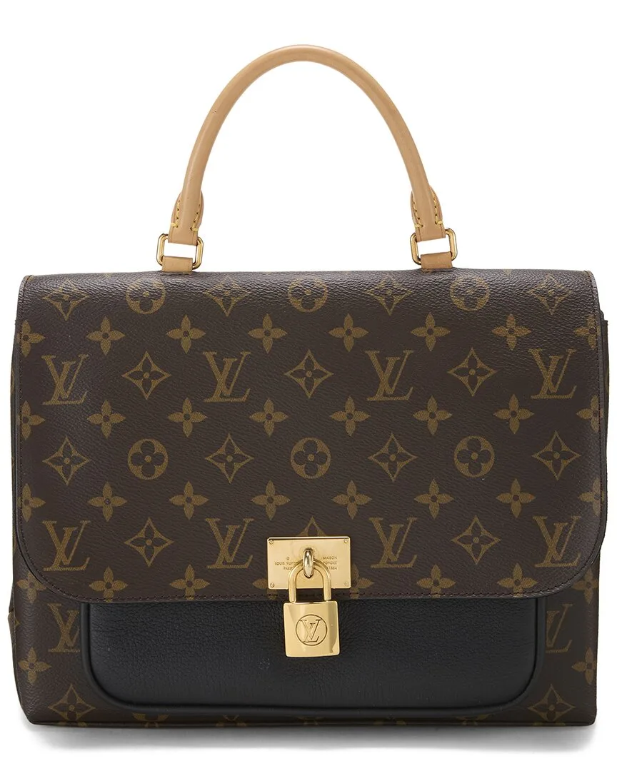 Black Monogram Coated Canvas Marignan (authentic Pre-Loved) by Louis Vuitton