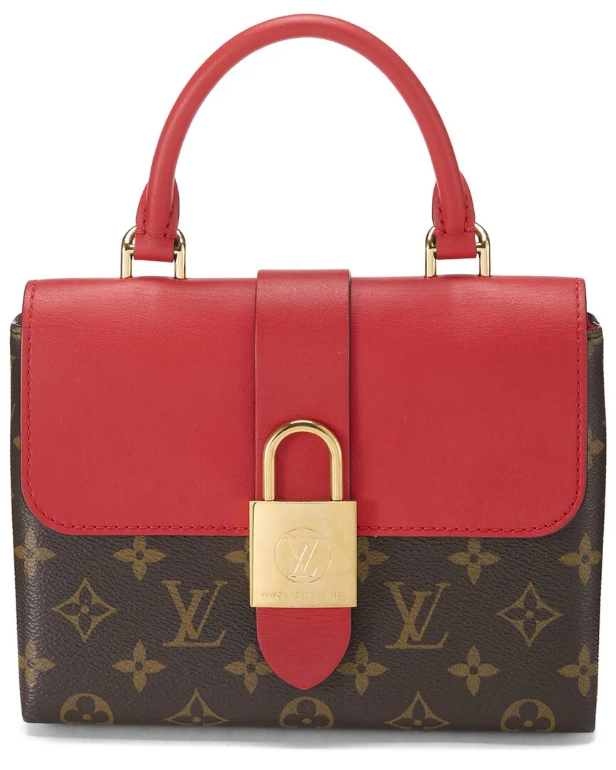 Red Monogram Coated Canvas Locky Bb (authentic Pre-Loved) by Louis Vuitton