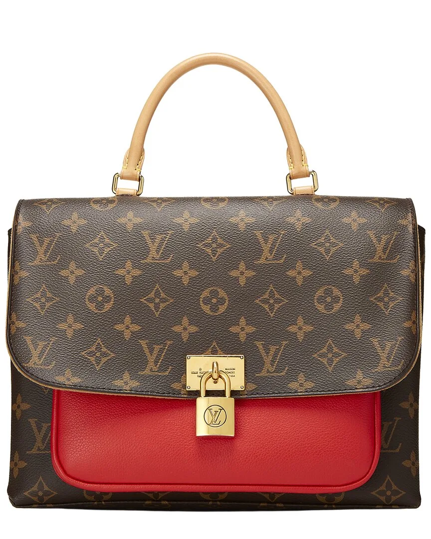 Red Monogram Coated Canvas Marignan (authentic Pre-Loved) by Louis Vuitton