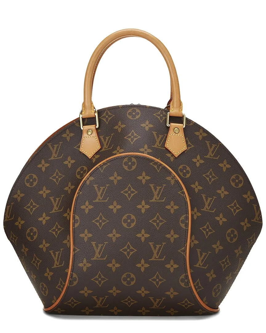 Brown Monogram Coated Canvas Ellipse mm (authentic Pre-Loved) by Louis Vuitton