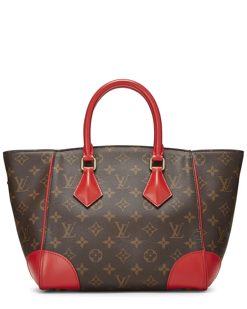 Red Monogram Coated Canvas Phenix Pm (authentic Pre-Loved) by Louis Vuitton