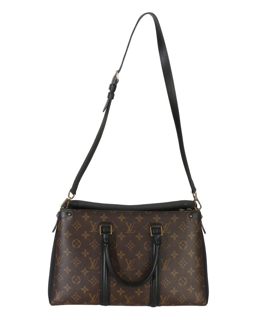 Black Monogram Canvas Soufflot mm (authentic Pre-Loved) by Louis Vuitton