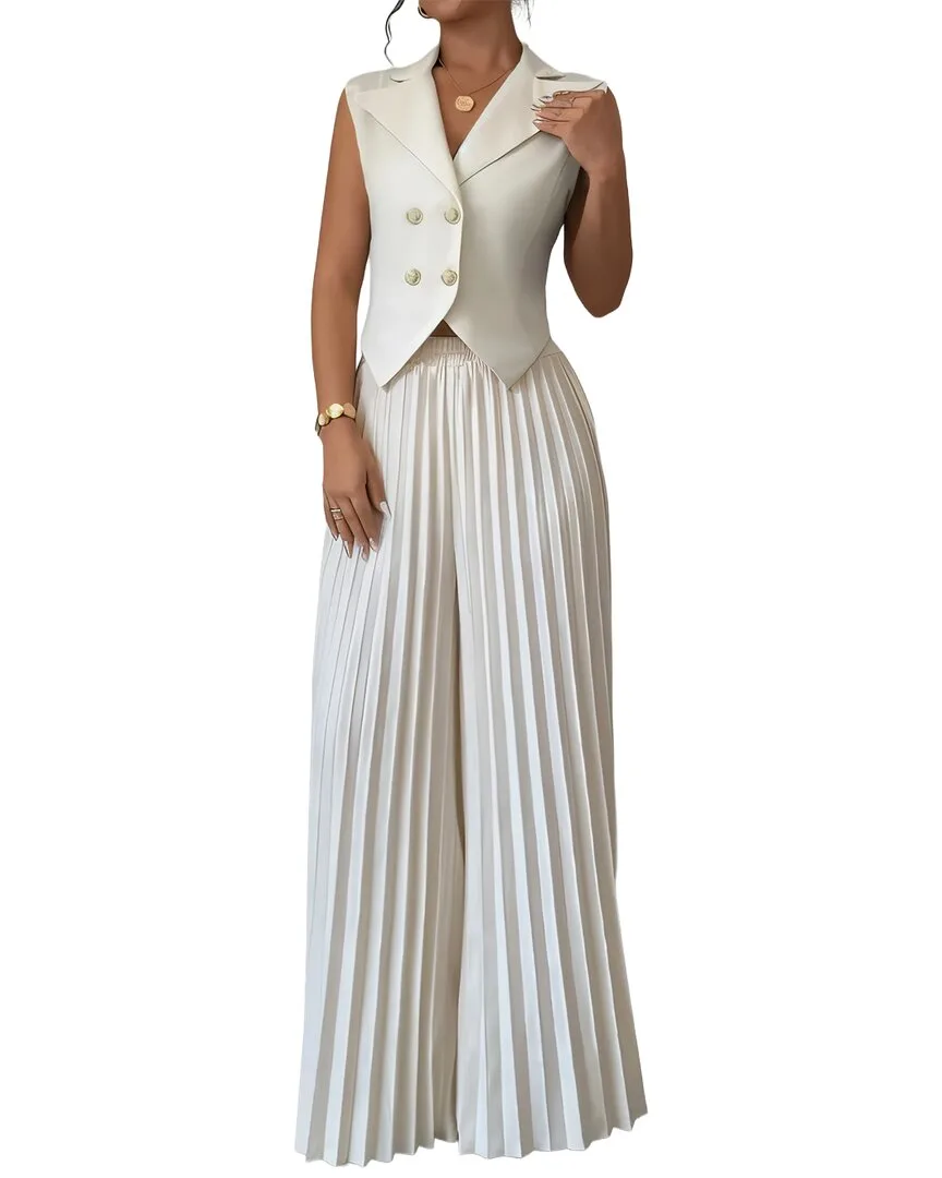 2Pc Vest & Pant Set by Bella Desert