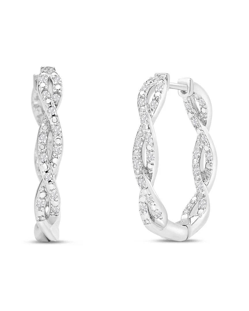 Jaclyn Smith Platinum Plated 0.50 ct. tw. Lab-Grown Moissanite Earrings