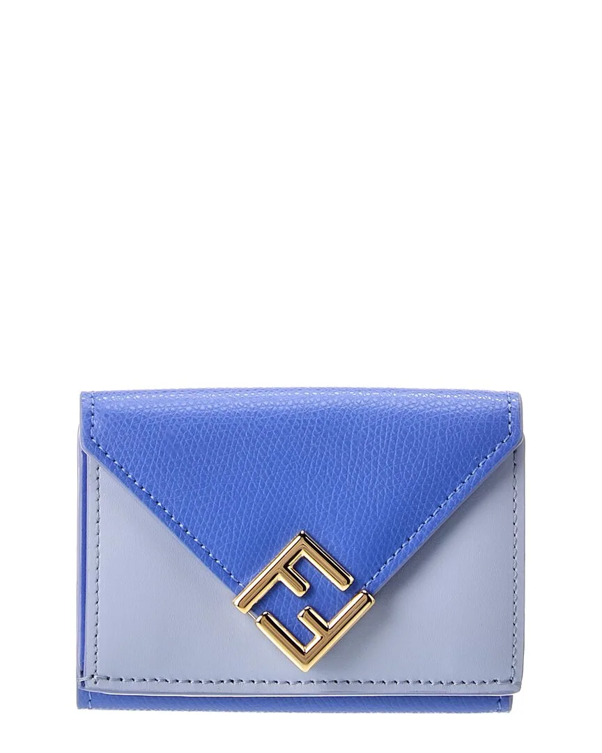 Ff Diamond Mini Leather Card Case by FENDI