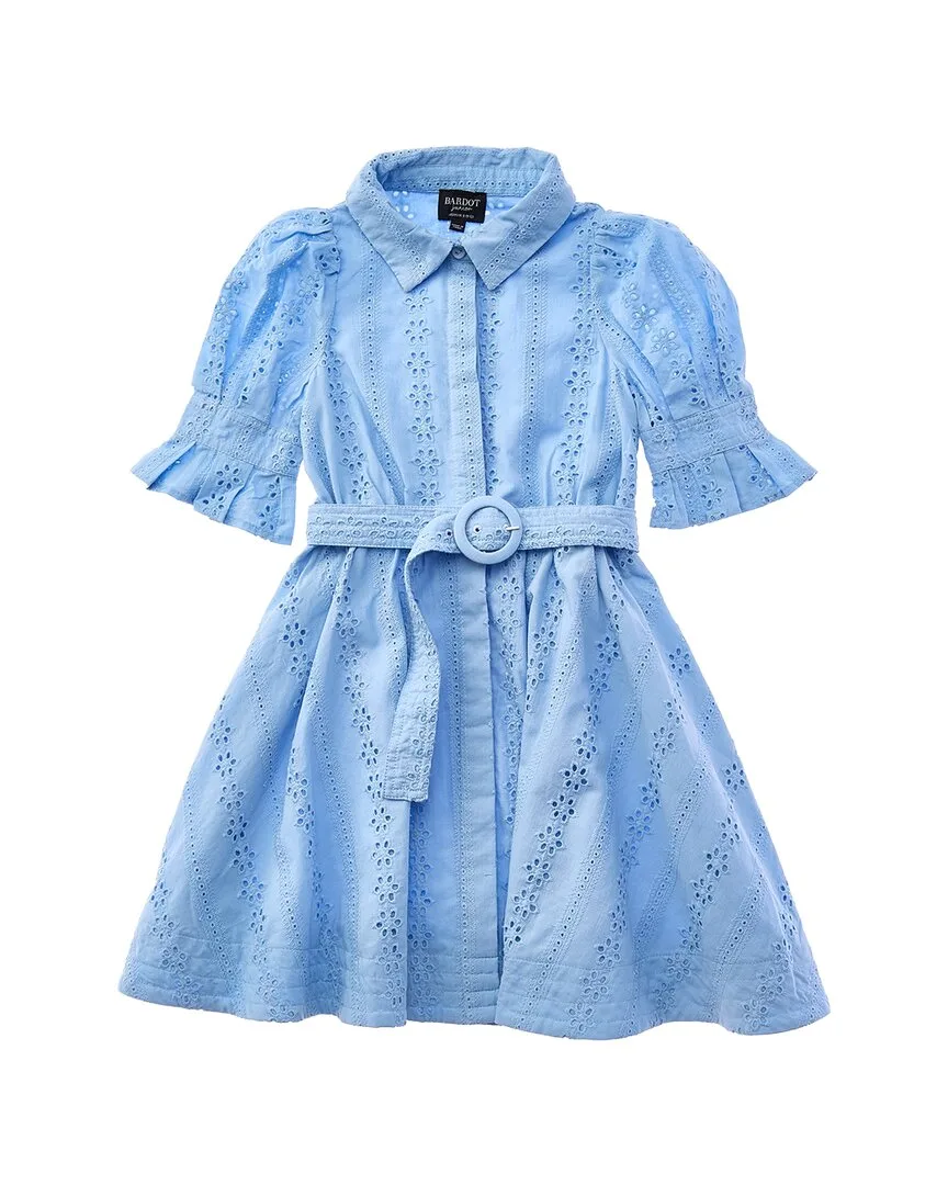 Mini Broderie Dress by Bardot