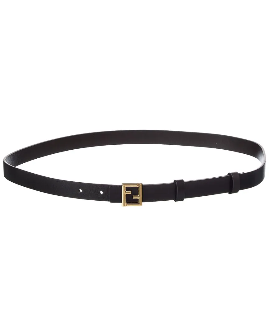 Ff Reversible Leather Belt by FENDI