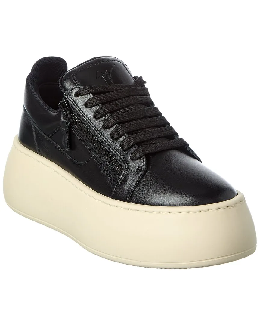 Alma Leather Platform Sneaker by Giuseppe Zanotti