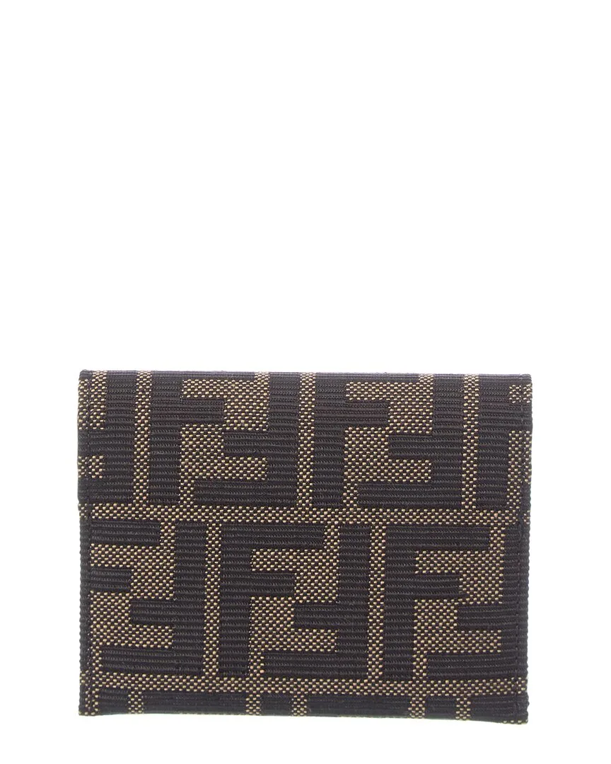 Ff Jacquard Canvas Card Case