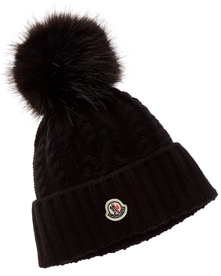 Wool & Cashmere-Blend Hat by Moncler