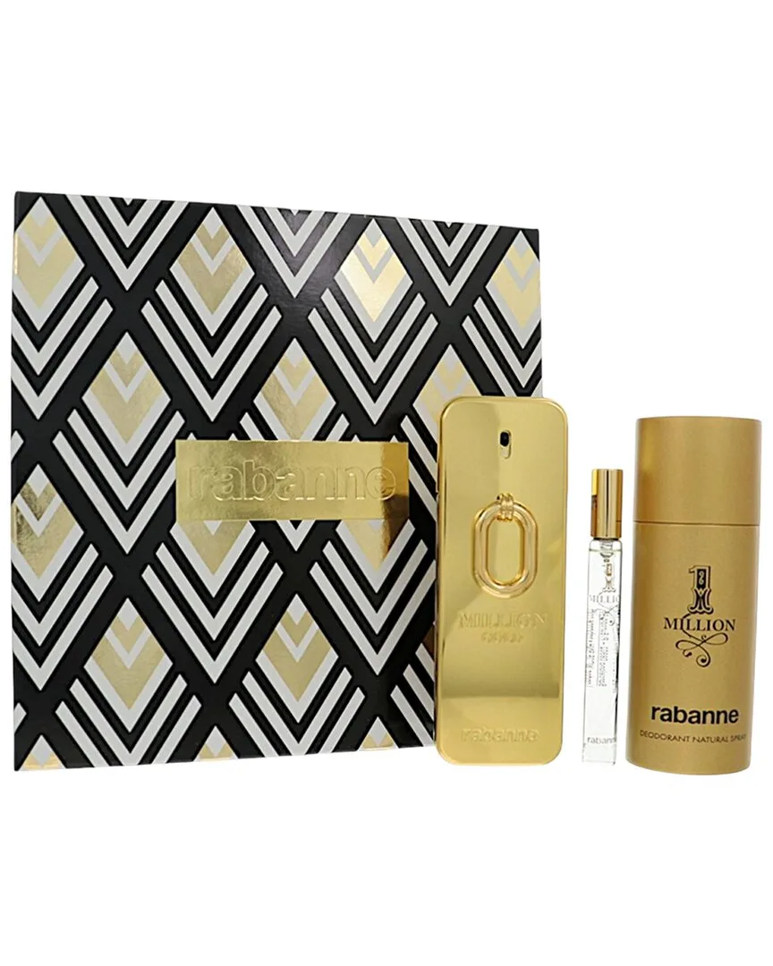 One Million Gold Intense Edp 3Pc Set by Paco Rabanne