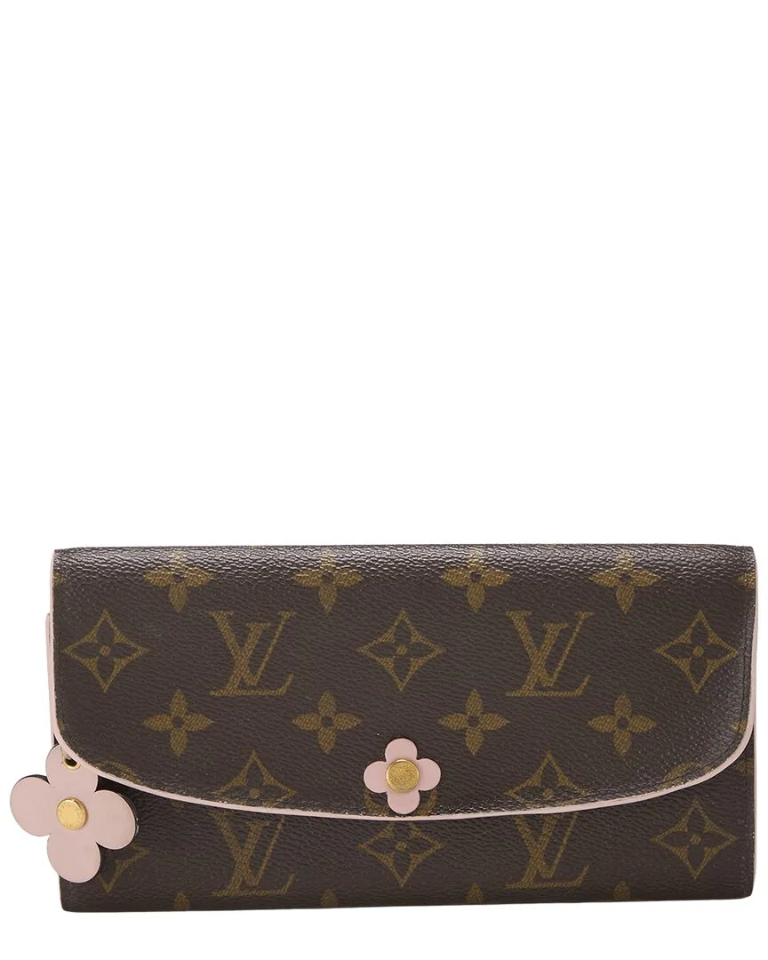 Pink Monogram Canvas Blooming Flowers Emilie (authentic Pre-Loved)