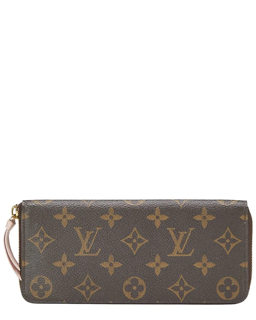 Pink Monogram Canvas Clemence Wallet (authentic Pre-Loved) by Louis Vuitton