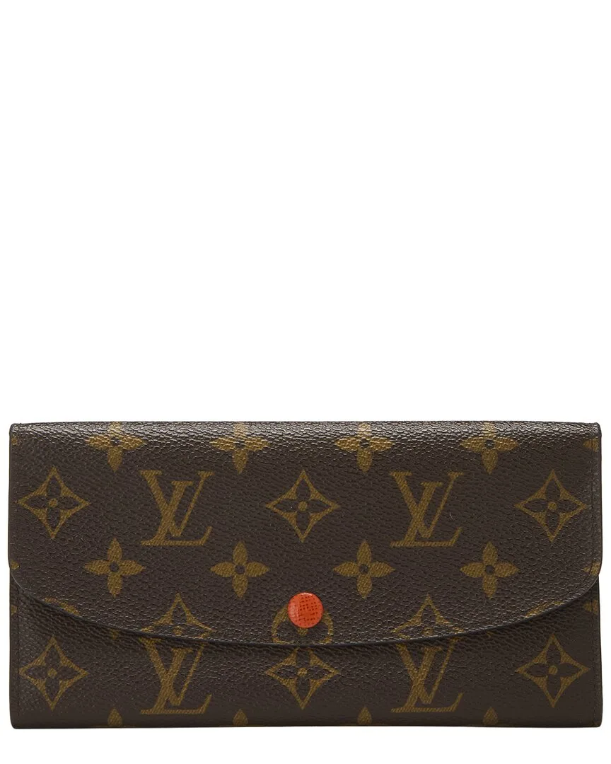 Orange Monogram Canvas Emilie (authentic Pre-Loved) by Louis Vuitton