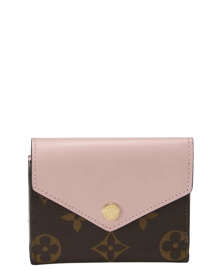 Pink Monogram Canvas Zoe Wallet (authentic Pre-Loved) by Louis Vuitton