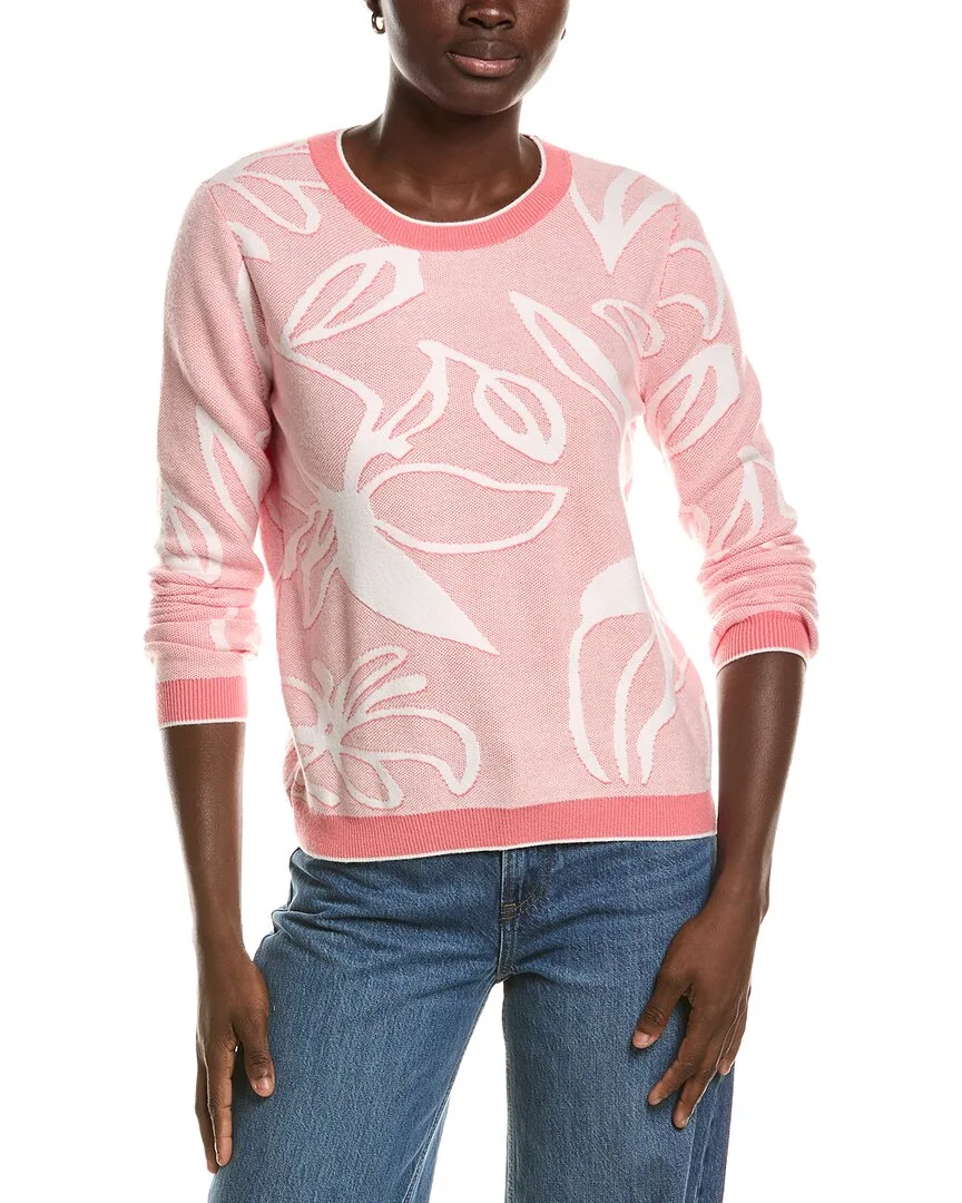 Textured Leaves Sweater by Tyler Be