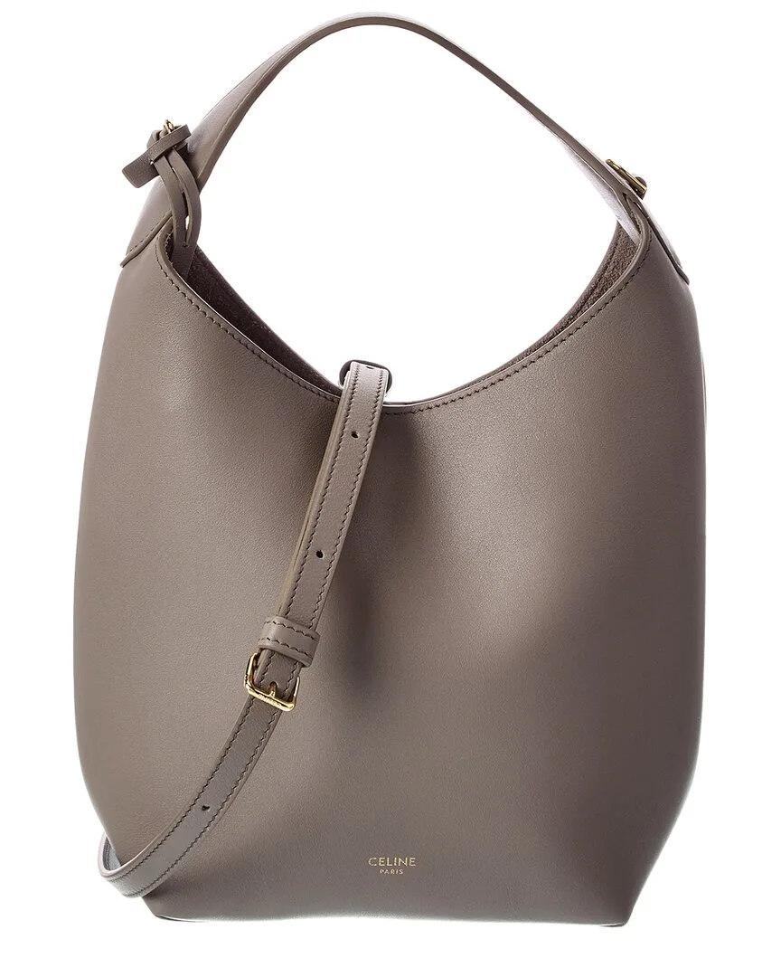 Leather Shoulder Bag by Celine