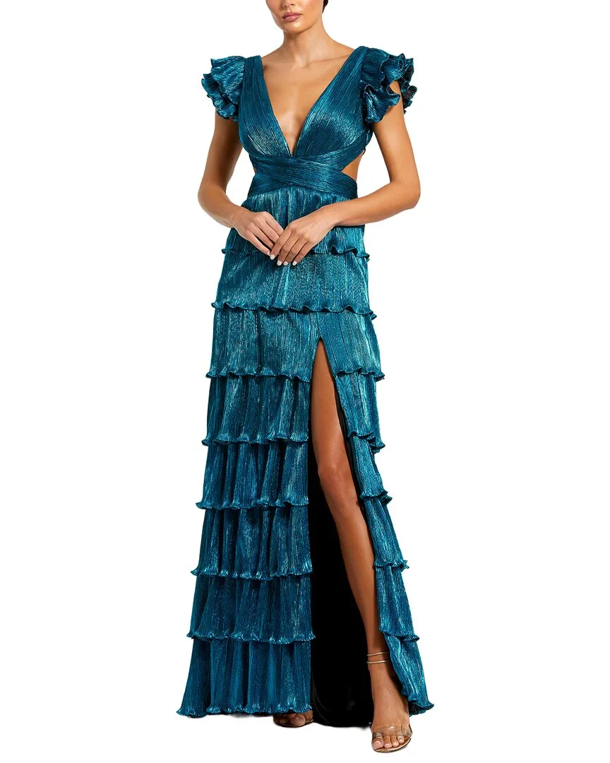 Mac Duggal Ruffle Long Dress by M.A.C.