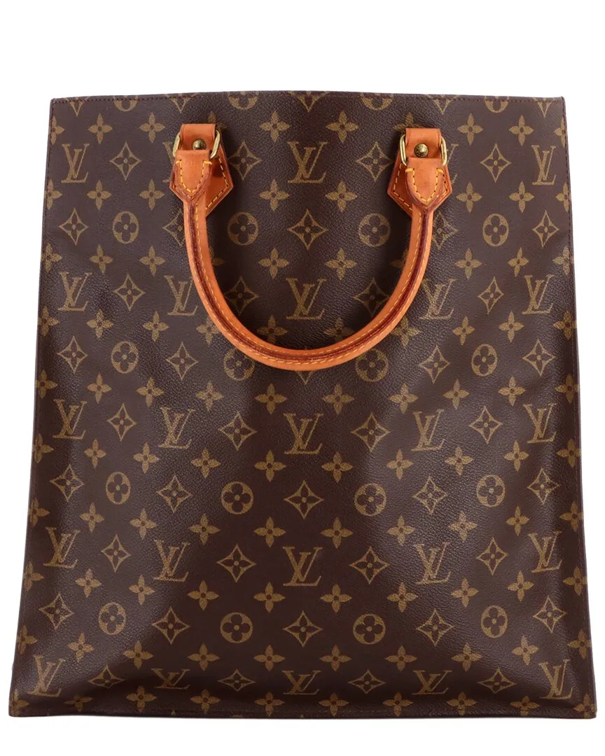 Brown Monogram Canvas Sac Plat Bag (authentic Pre-Loved) by Louis Vuitton