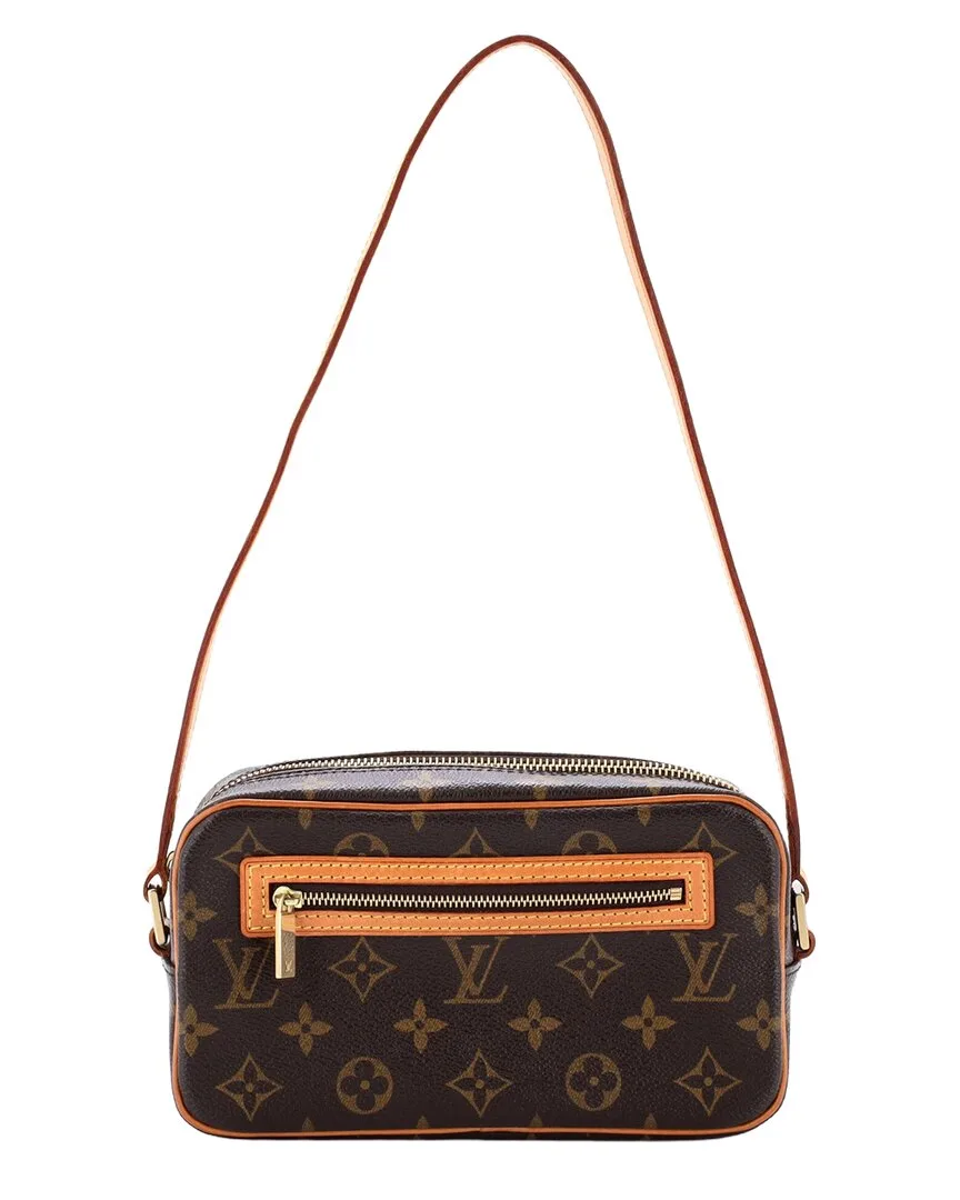 Brown Monogram Canvas Cite Pochette (authentic Pre-Loved)