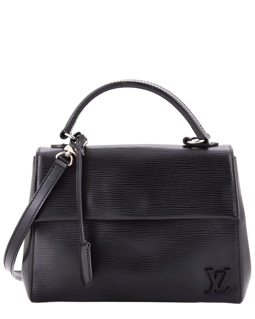 Black Epi Leather Cluny Top Handle Bag Bb (authentic Pre-Loved) by Louis Vuitton
