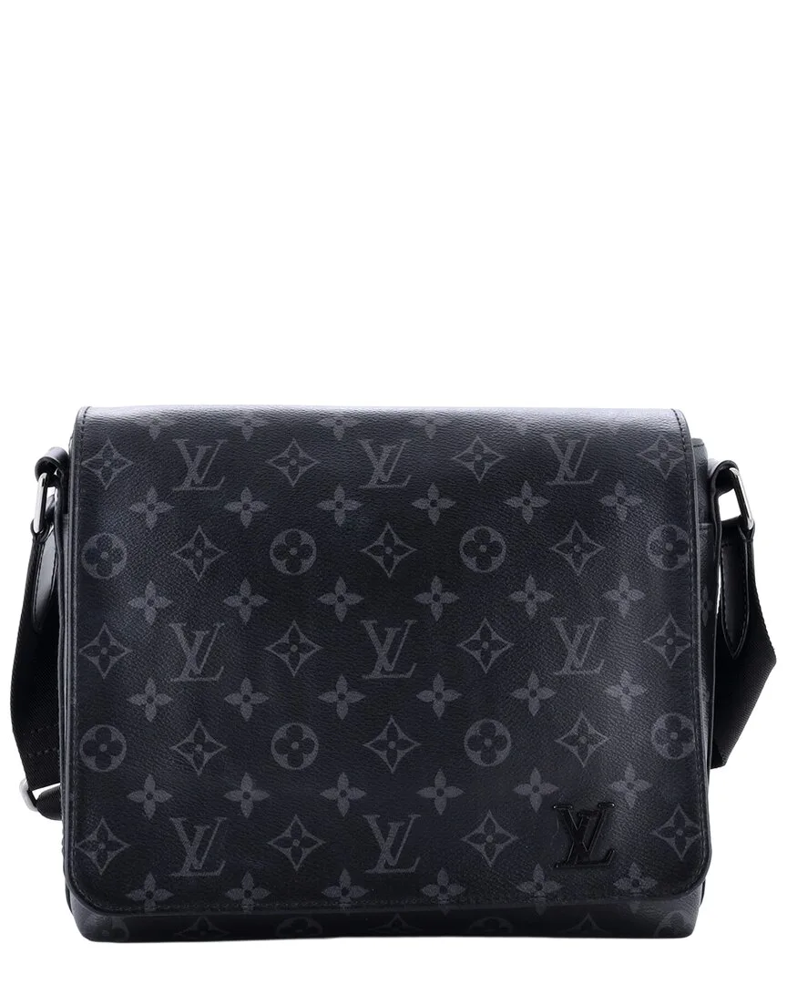 Monogram Eclipse Canvas District Messenger Bag Pm (authentic Pre-Loved) by Louis Vuitton
