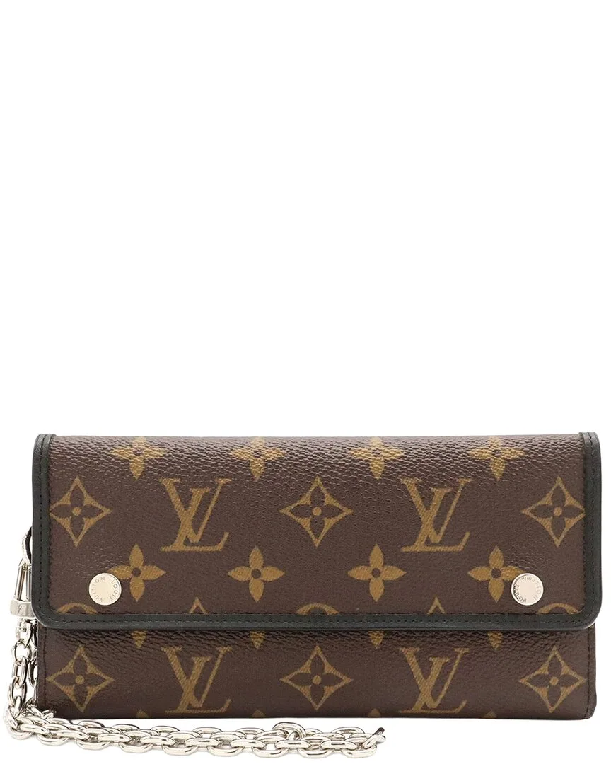 Monogram Macassar Portefeuille Ron Long Wallet (authentic Pre-Loved) by Louis Vuitton