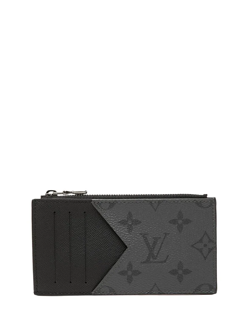 Monogram Eclipse Reverse Coin Card Holder (authentic Pre-Loved) by Louis Vuitton