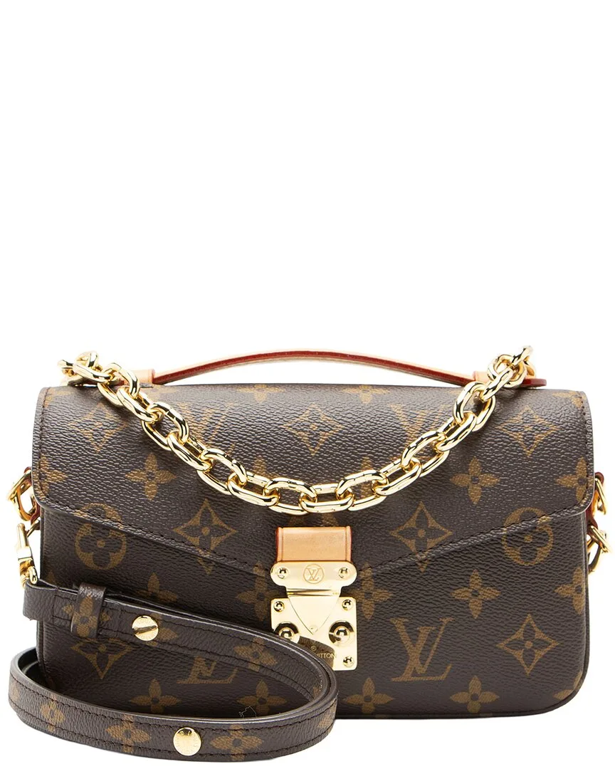 Monogram Canvas & Leather Pochette Metis E/W (authentic Pre-Loved) by Louis Vuitton
