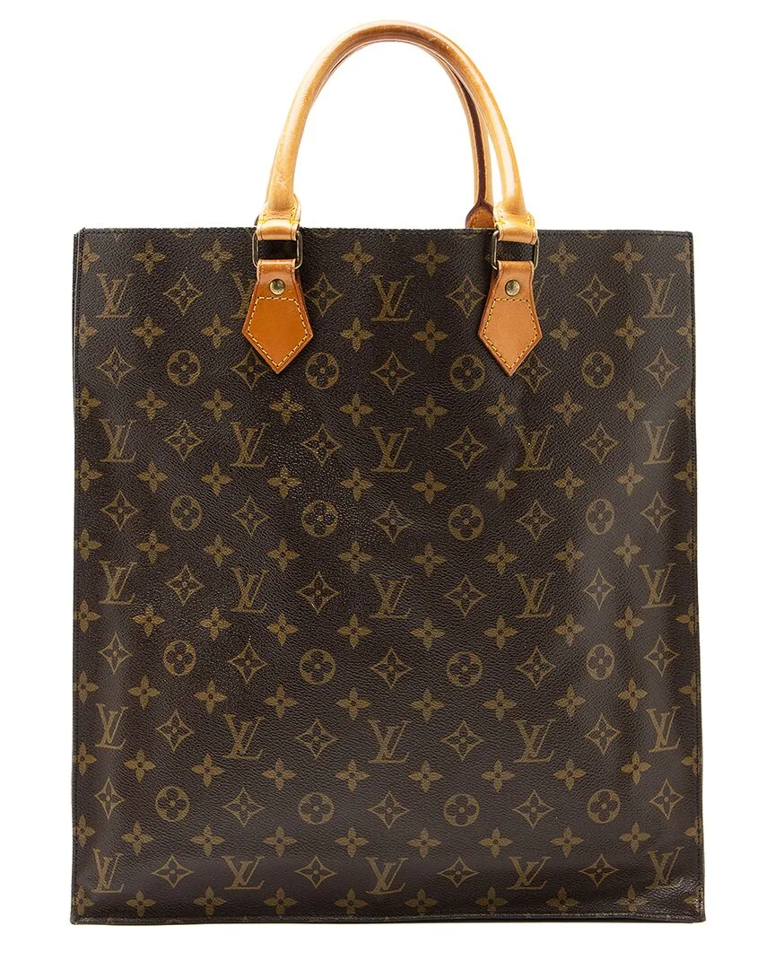 Monogram Canvas & Leather Sac Plat (authentic Pre-Loved) by Louis Vuitton