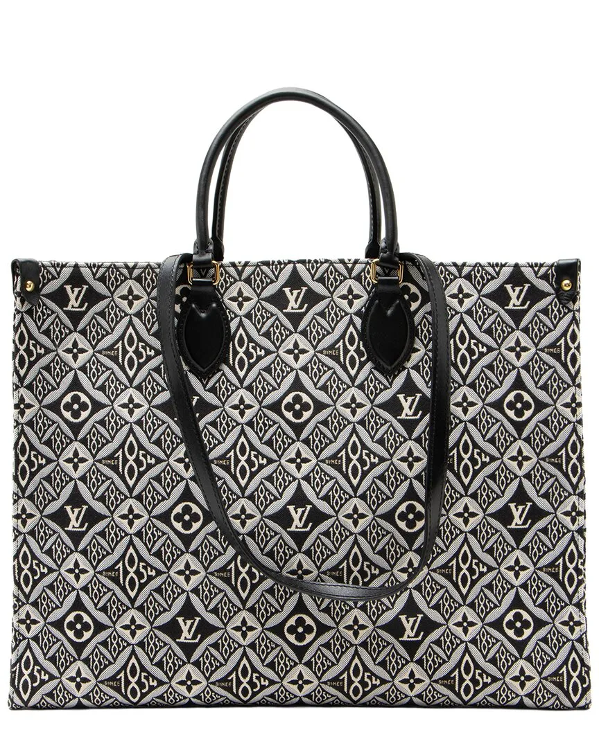 Jacquard & Leather Since 1854 Onthego Gm (authentic Pre-Loved) by Louis Vuitton