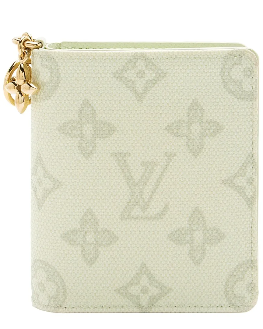 Coated Canvas Lv Charms Pocket Wallet (authentic Pre-Loved) by Louis Vuitton